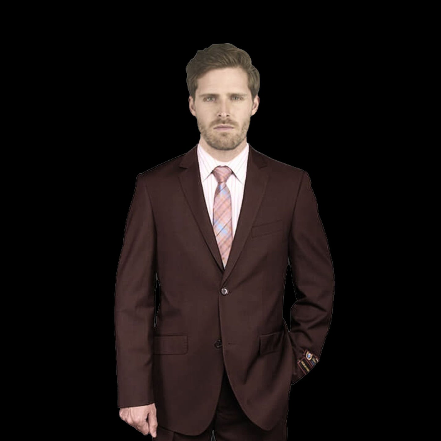 Two Piece Brown Suit