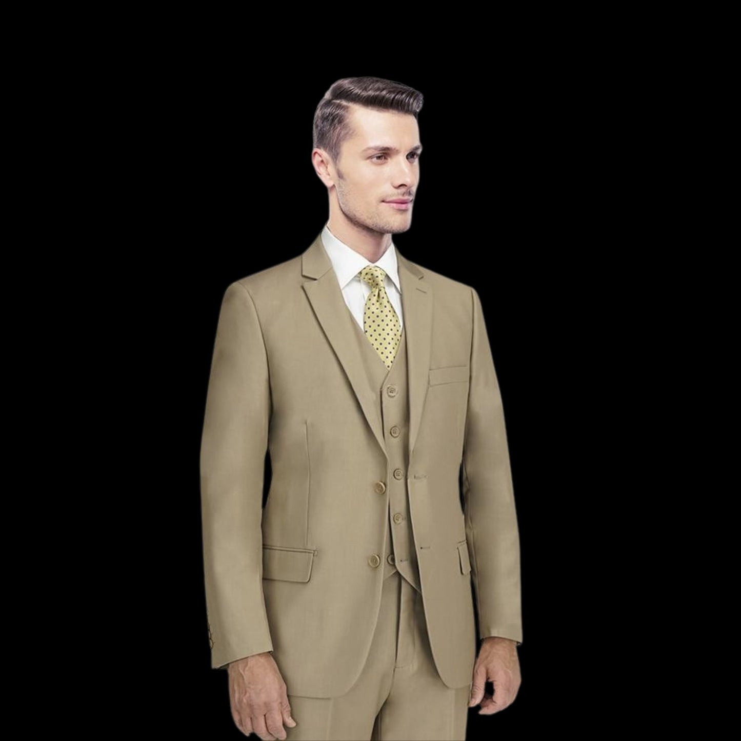 Two Piece Camel Suit