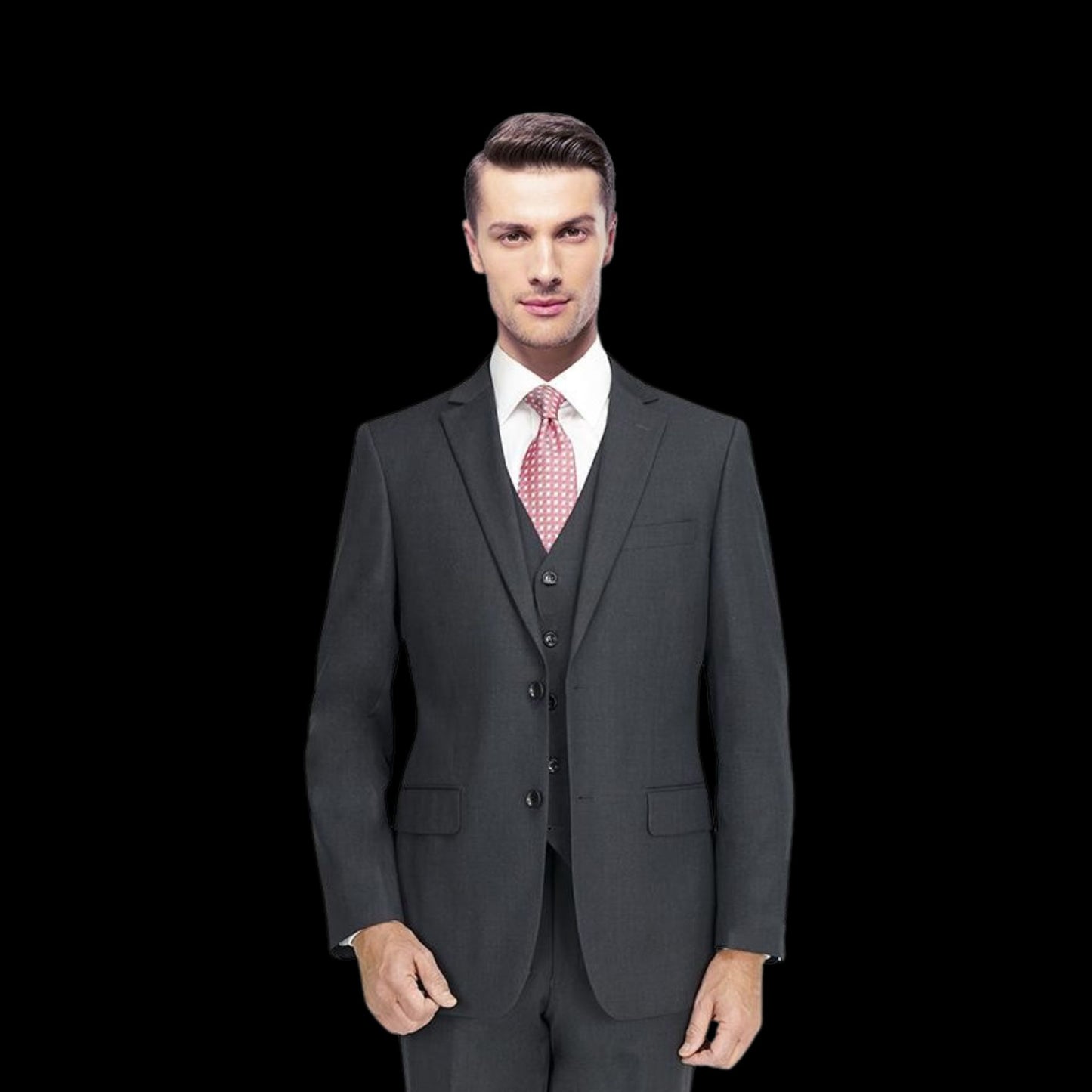 Two Piece Charcoal Suit