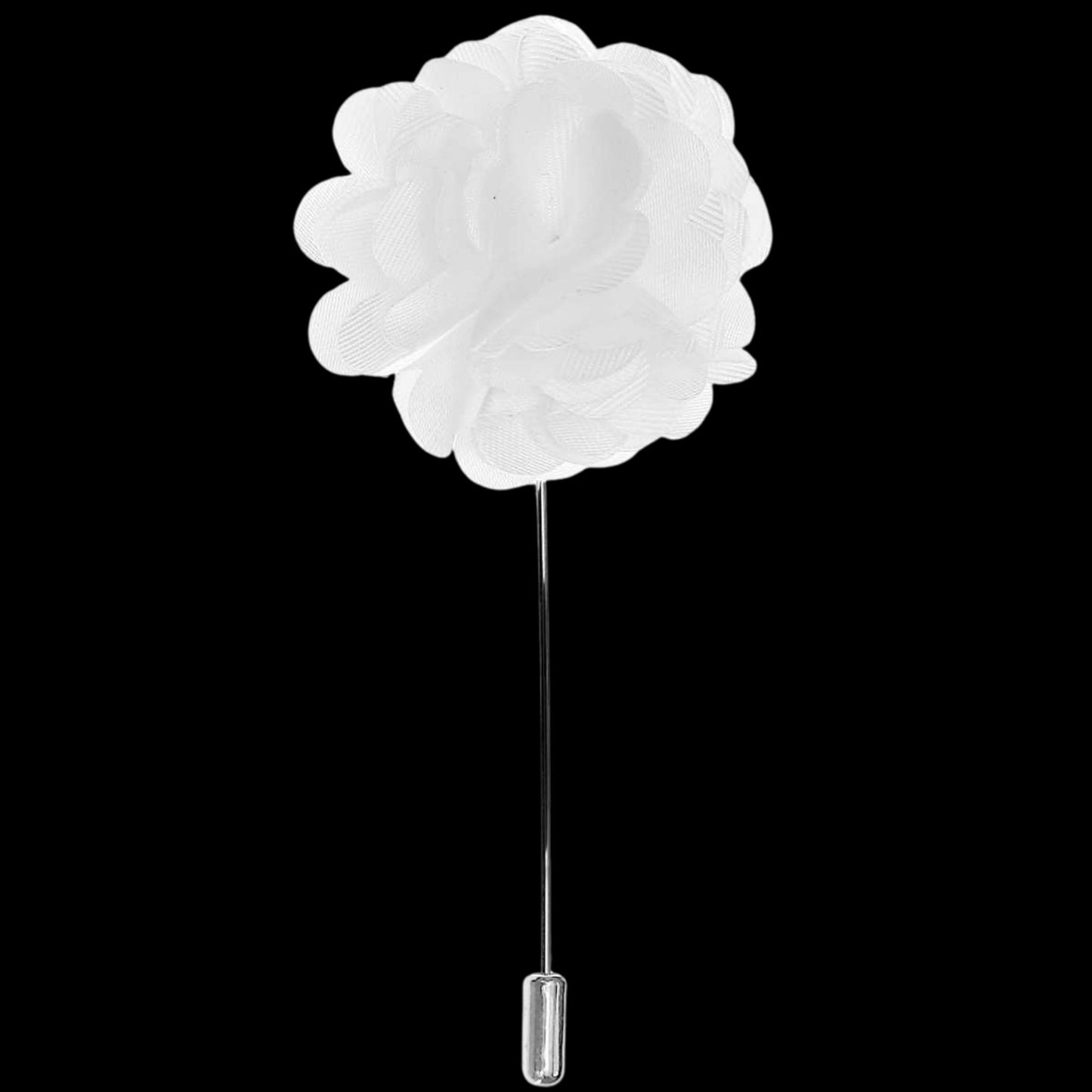 White Lapel Pin