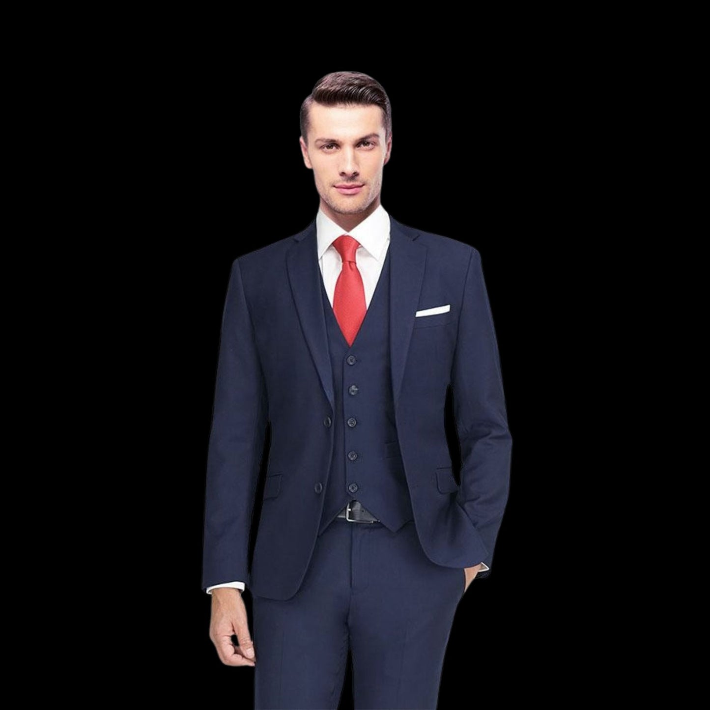 Two Piece Navy Suit