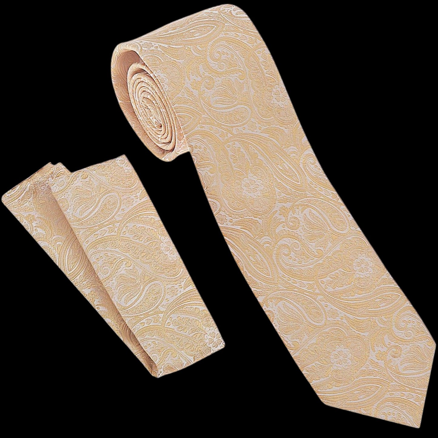 Gold Paisley Tie