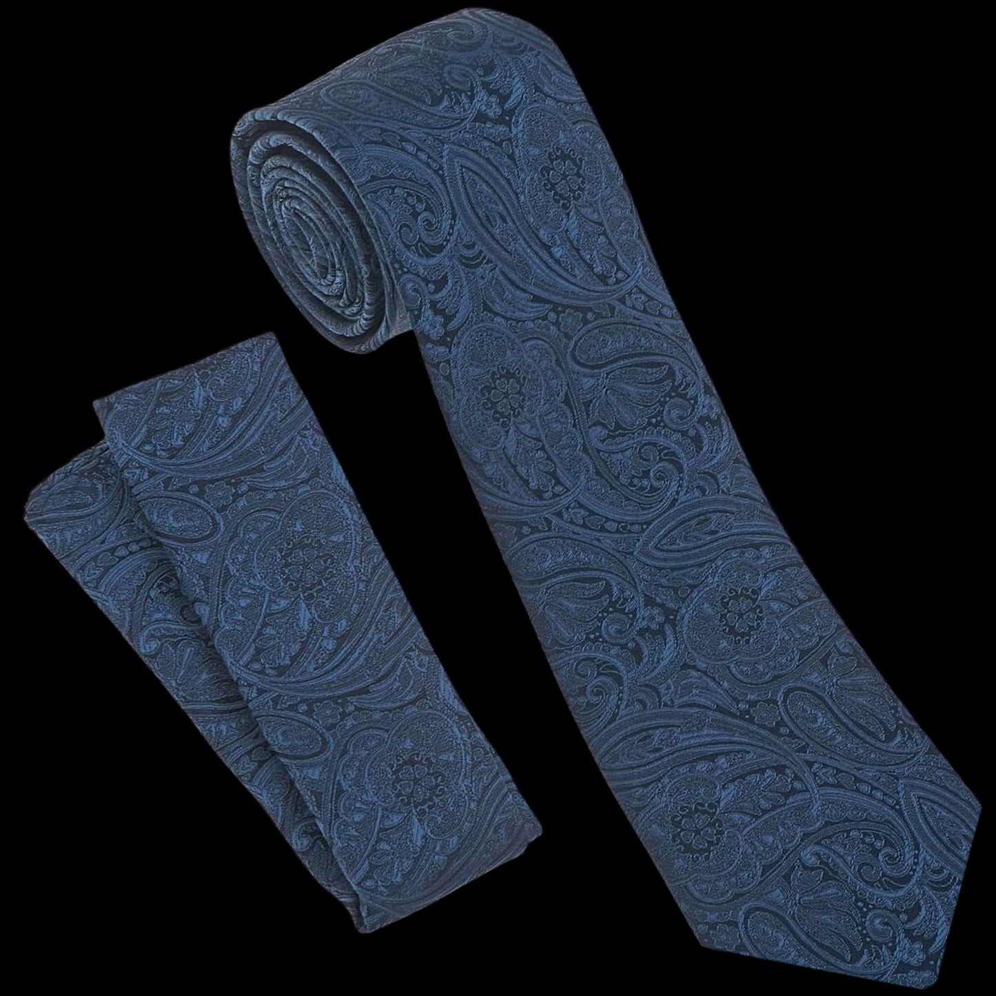 Indigo Paisley Tie