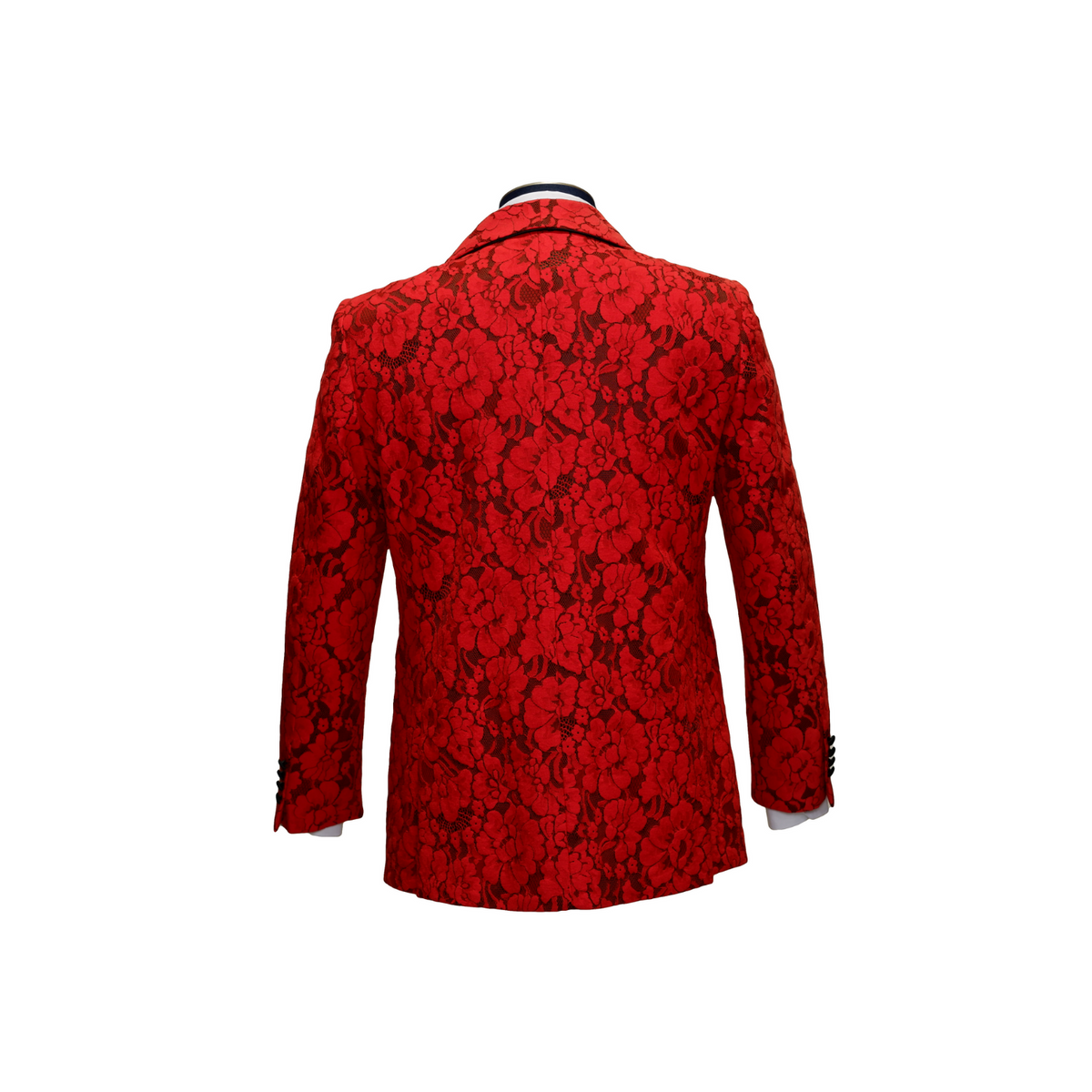 Red 2025 floral blazer