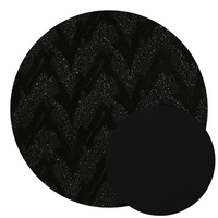 3pc Black Zig-Zag Pattern Tuxedo - Swatch