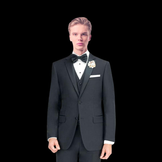 Two Piece Black Suit 