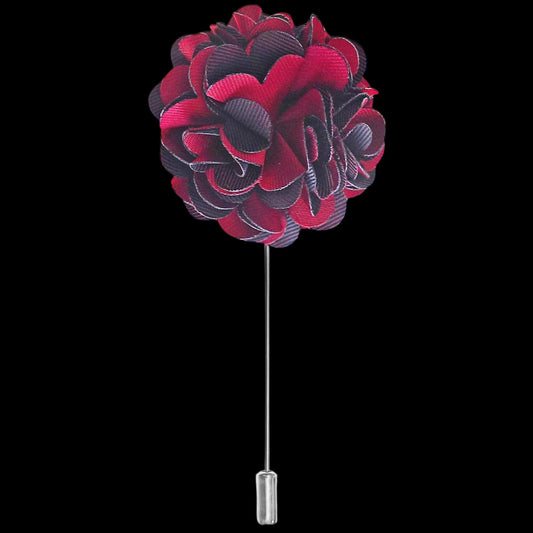 Dark Red Lapel Pin