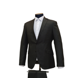 2pc Dark Charcoal Grey Suit - Classic Fit - Side View
