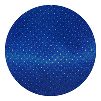 Metallic Blue Polka Dot Dress Shirt - Swatch