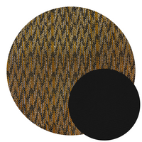 3pc Gold & Black Zig-Zag Pattern Tuxedo - Swatch