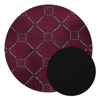 3pc Magenta Pink & Black Diamond Pattern Tuxedo