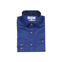 Navy Blue Shirt - Front View
