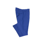 Solid Skinny Dress Pants - Blue Open