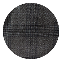 2pc Charcoal Grey & Navy Blue Plaid Boy's Suit - swatch