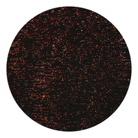 Black & Red Glitter Vest Set - Swatch
