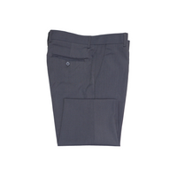 Solid Skinny Dress Pants - Charcoal Folded