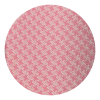 Pink Houndstooth Pattern Self-Tie Bow Tie - Swatch