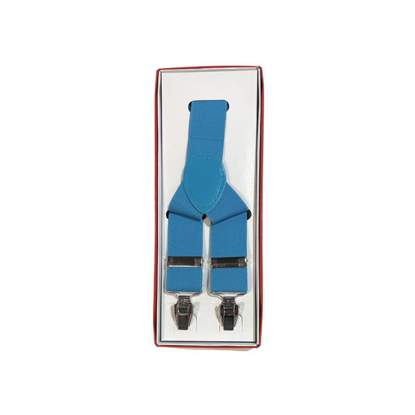 Turquoise Suspenders - 35mm - Front View