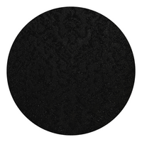 2pc Black Floral Tuxedo - Swatch