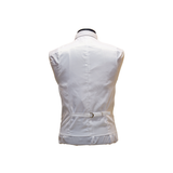 Cream Paisley Pattern Vest Set - Back View