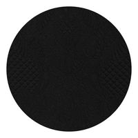 Black Velvet Trim Shawl Lapel Textured Blazer - Swatch