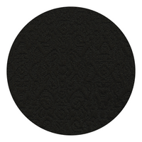 Black Velvet Trim Shawl Lapel Pattern Blazer - Swatch