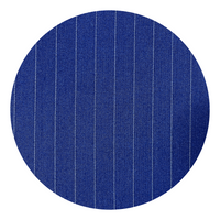 2pc Royal Blue Pinstripe Suit - Slim Fit - Swatch