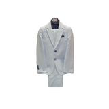 2pc Light Blue Boy's Suit - Front View