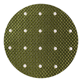 Green & White Polka Dot Pattern Ascot Tie - Swatch