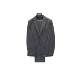 2pc Charcoal Grey Boy's Suit - Front View