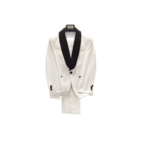 2pc White Suit - Front View