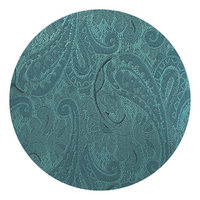 Teal Paisley Pattern Vest - Swatch
